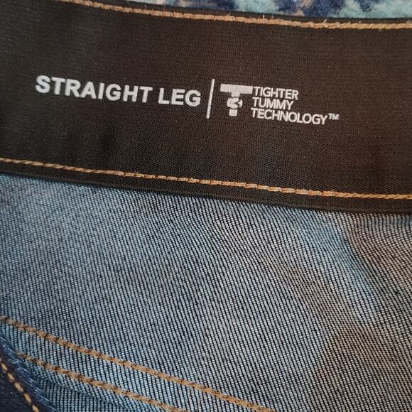 Lane Bryant Womens 20 Petite Jeans T3 High Rise Tighter Tummy Straight Short - Picture 4 of 7